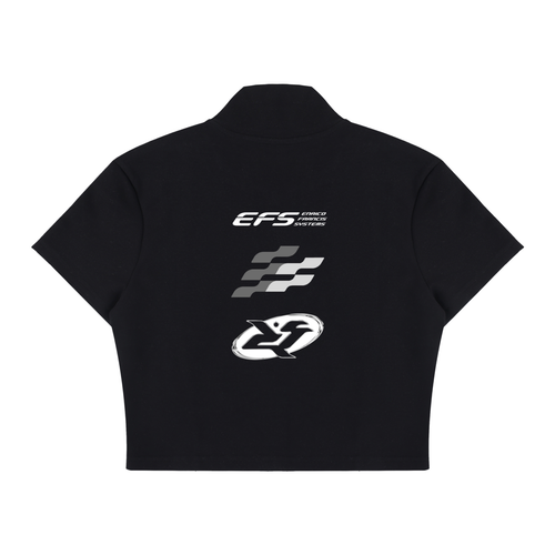 Women's Cropped Full Zip T