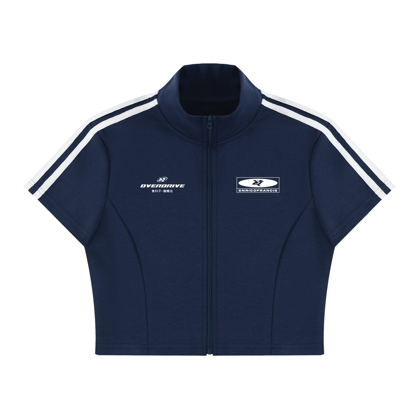 Women's Cropped Full Zip T