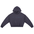 Boxy Racer Darted Sleeve Hoodie