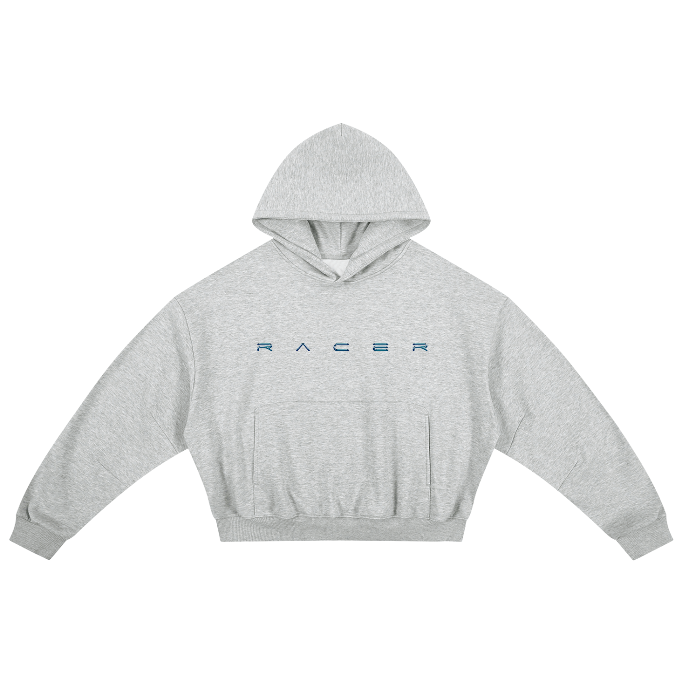 Boxy Racer Darted Sleeve Hoodie