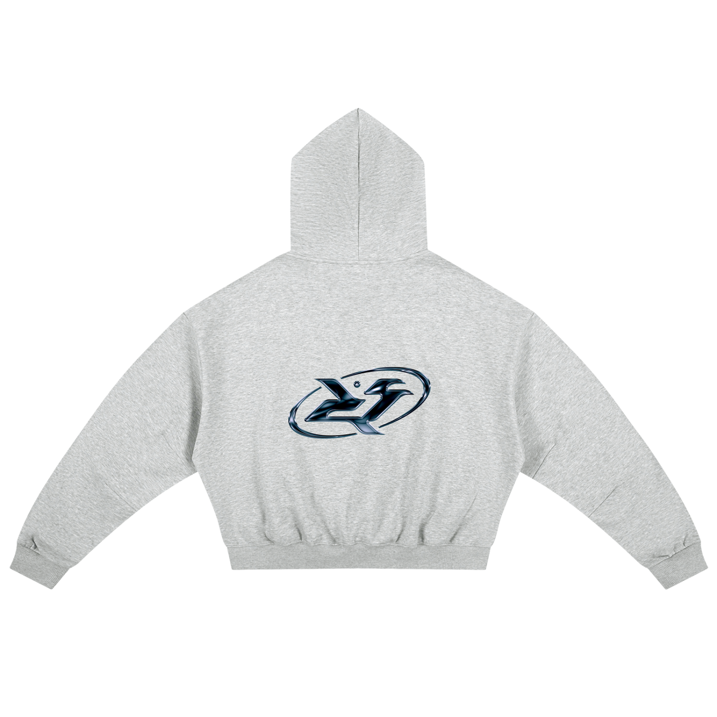 Boxy Racer Darted Sleeve Hoodie