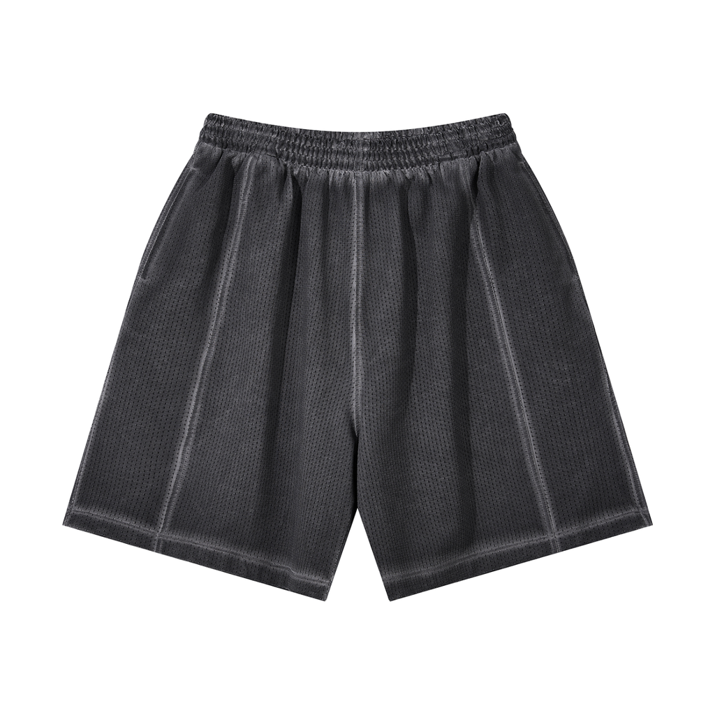 Unisex Vintage Wash Mesh Shorts